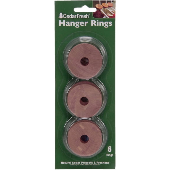 Household Essentials Cedar Fresh Cedar Hanger Rings - Pack of 8