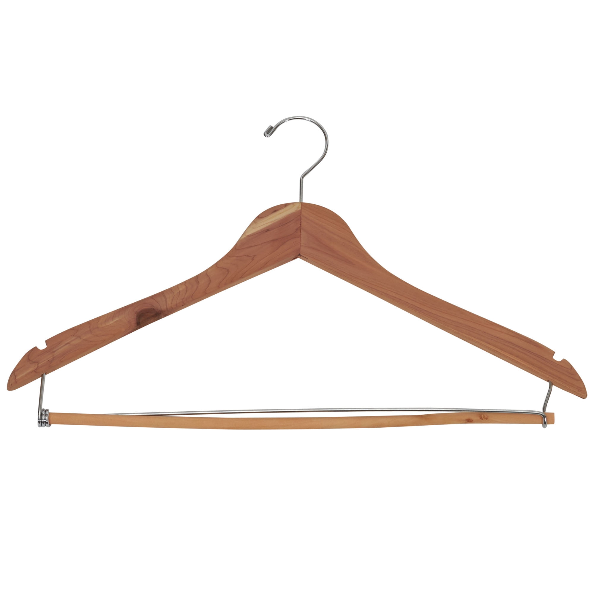 Household Essentials CedarFresh Cedar Coat Hangers, Pack of 4, 100