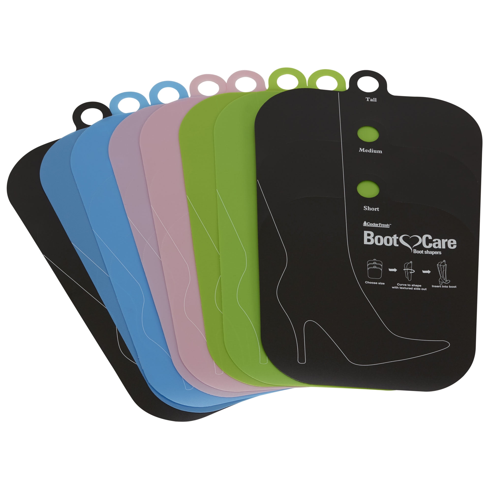 Household Essentials CedarFresh Boot Shapers, 4 Pairs, Plastic Boot ...