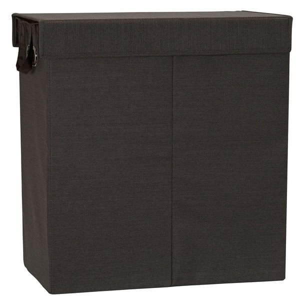Household Essentials Collapsible Double Laundry Hamper Sorter ...