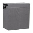 thumbnail image 1 of Household Essentials Collapsible Laundry Sorter with Lid, Gray, 1 of 10