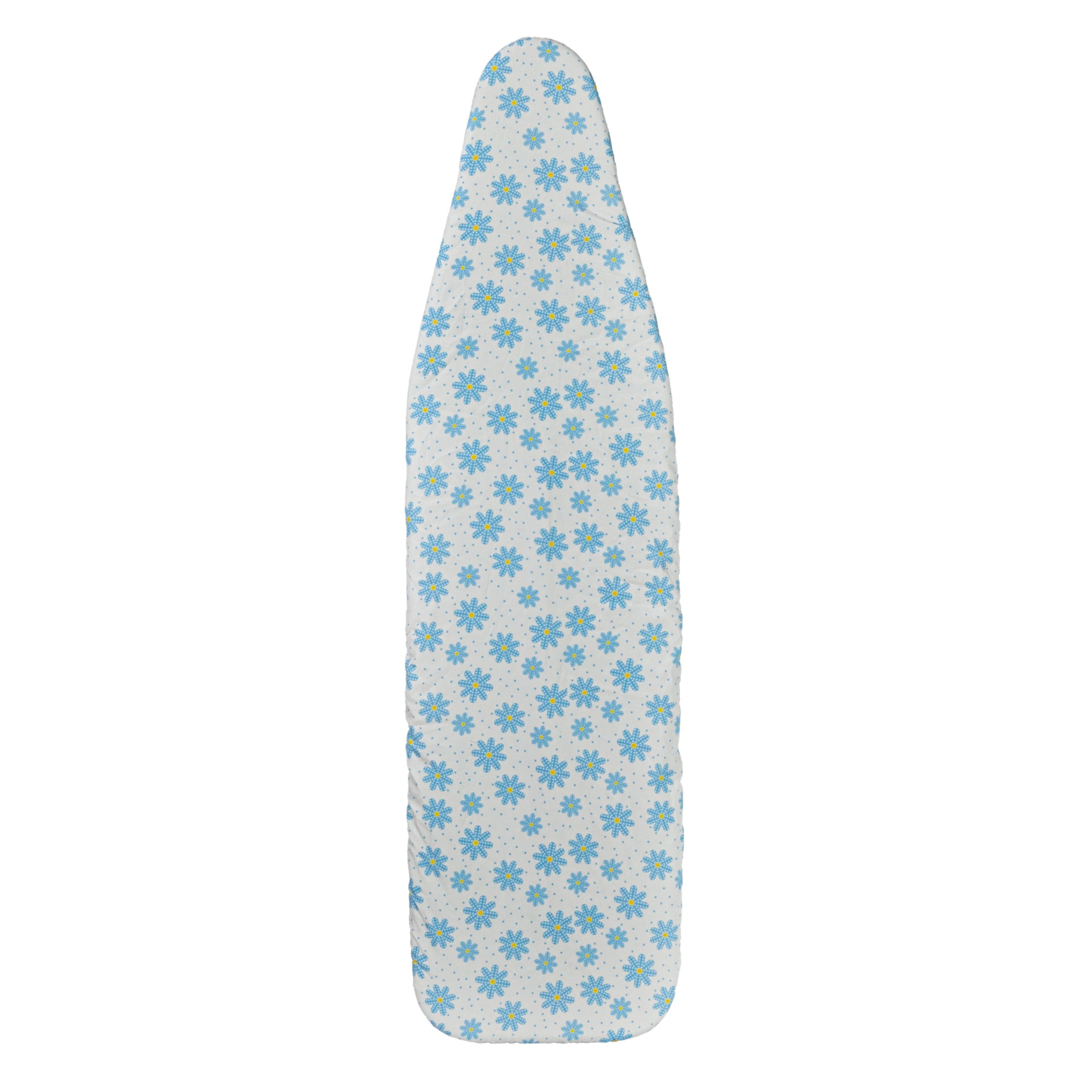 Household Essentials Deluxe Ironing Board Replacement Pad and Cover, Blue Floral Pattern