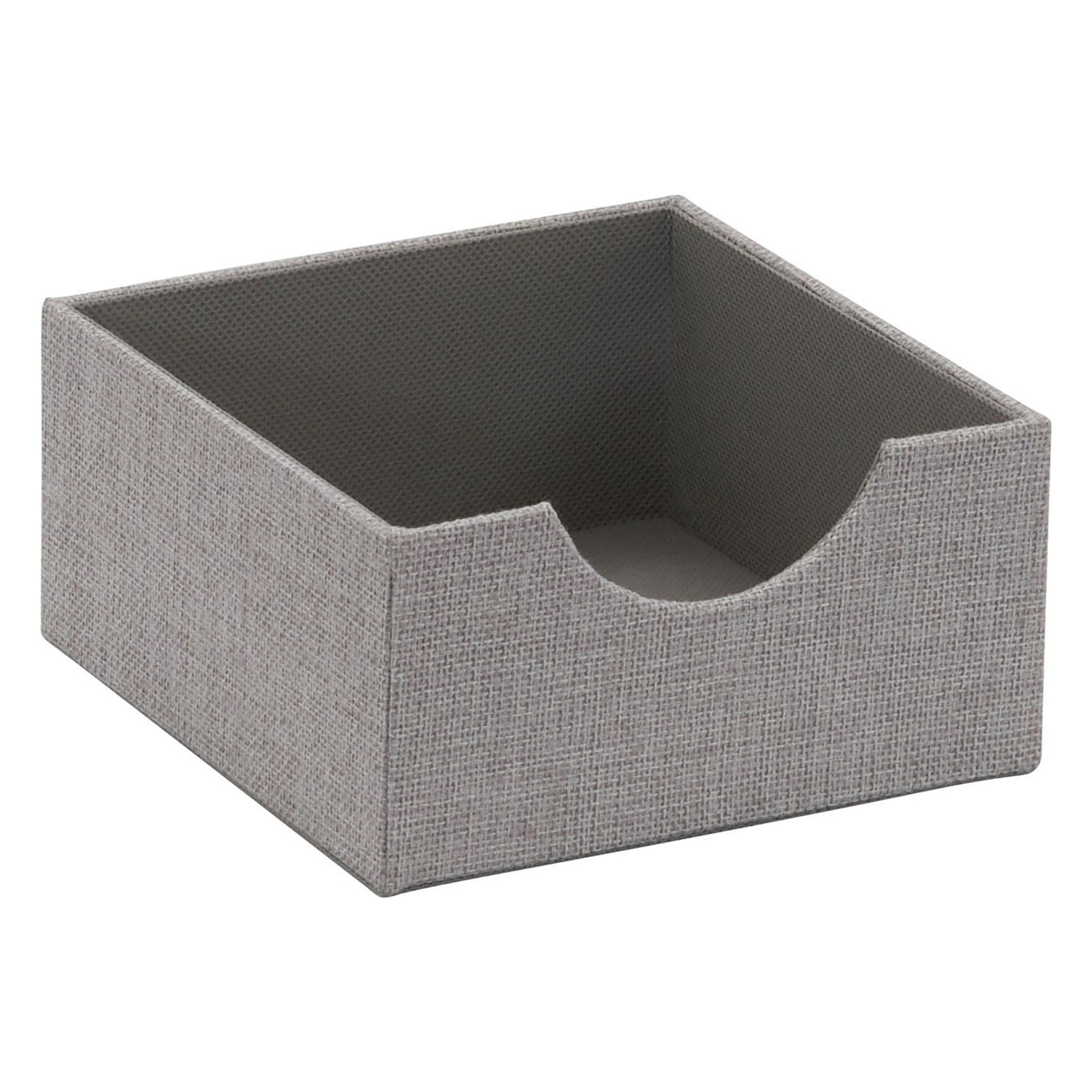 Household Essentials Drawer Organizer Square Hardsided Tray in Silver