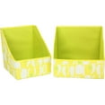 thumbnail image 1 of Household Essentials Geo Print 2-Toned Accessory Storage Bins, 2-Pack, 1 of 1