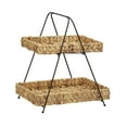 thumbnail image 1 of Household Essentials Geometric Tray Tower with 2 Baskets, 1 of 6