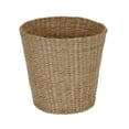 thumbnail image 1 of Household Essentials Handwoven Cattail Wicker Waste Basket, Natural, 1 of 7