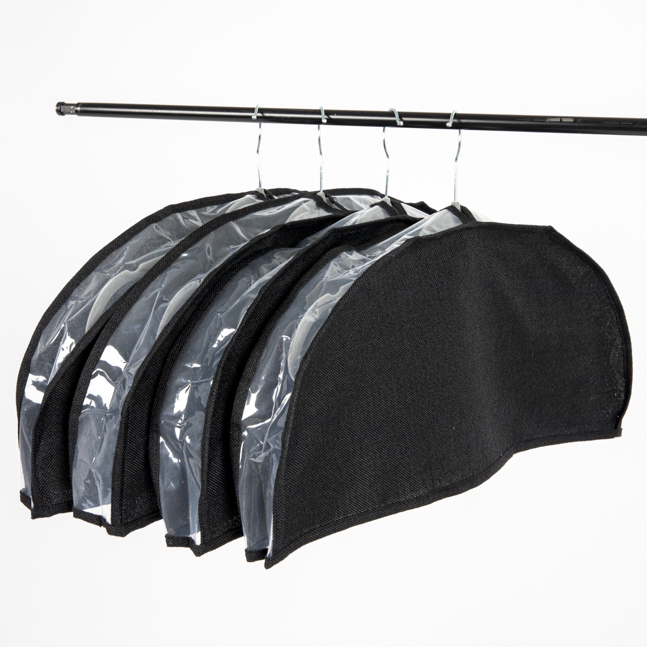 Household Essentials Hanging Garment Shoulder Dust Covers for Closet