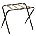 thumbnail image 1 of Household Essentials Luggage Rack, Black Frame with Khaki Straps, 1 of 5
