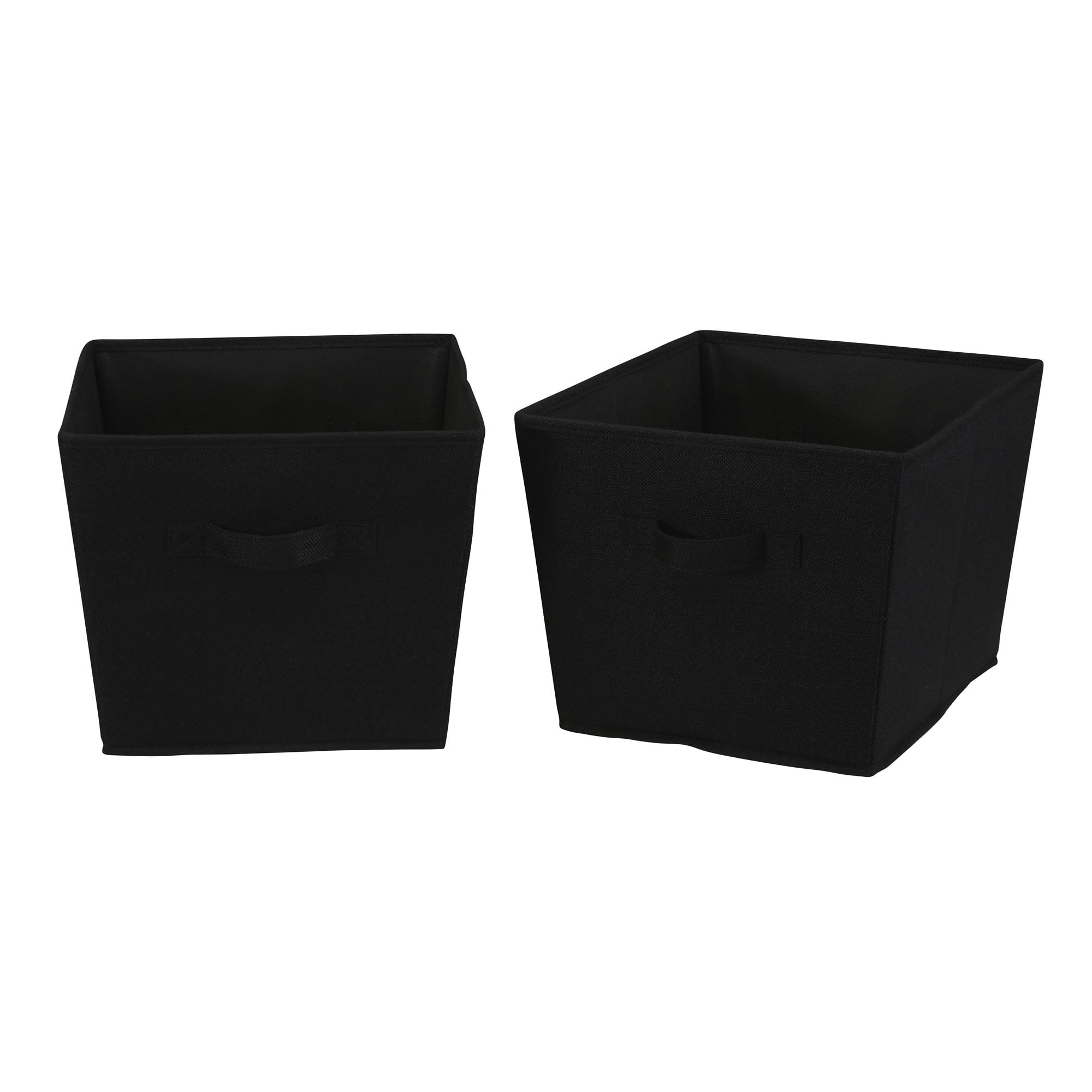Household Essentials Medium Fabric Storage Bins 2 Pack, Storage Bins