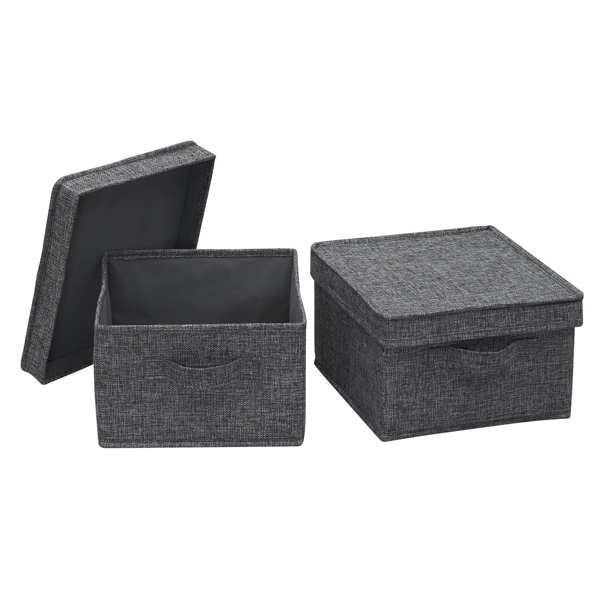 Household Essentials Medium Fabric Storage Box with Fully