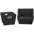 thumbnail image 1 of Household Essentials Medium Tapered Bins, 2-Pack, 1 of 3