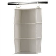 Household Essentials Natural Blended Canvas 3-Shelf Organizer