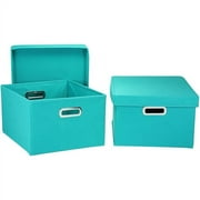 Household Essentials Nested 2-Piece Box Set with Lids