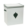 thumbnail image 1 of Household Essentials Ornament Storage Chest with 48 Pockets, Green, 1 of 11