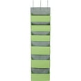 thumbnail image 1 of Household Essentials Over The Door Closet Organizer, Green and Gray, 1 of 2