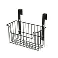 thumbnail image 1 of Household Essentials Over the Door Cut Out Metal Basket, Black, 1 of 8