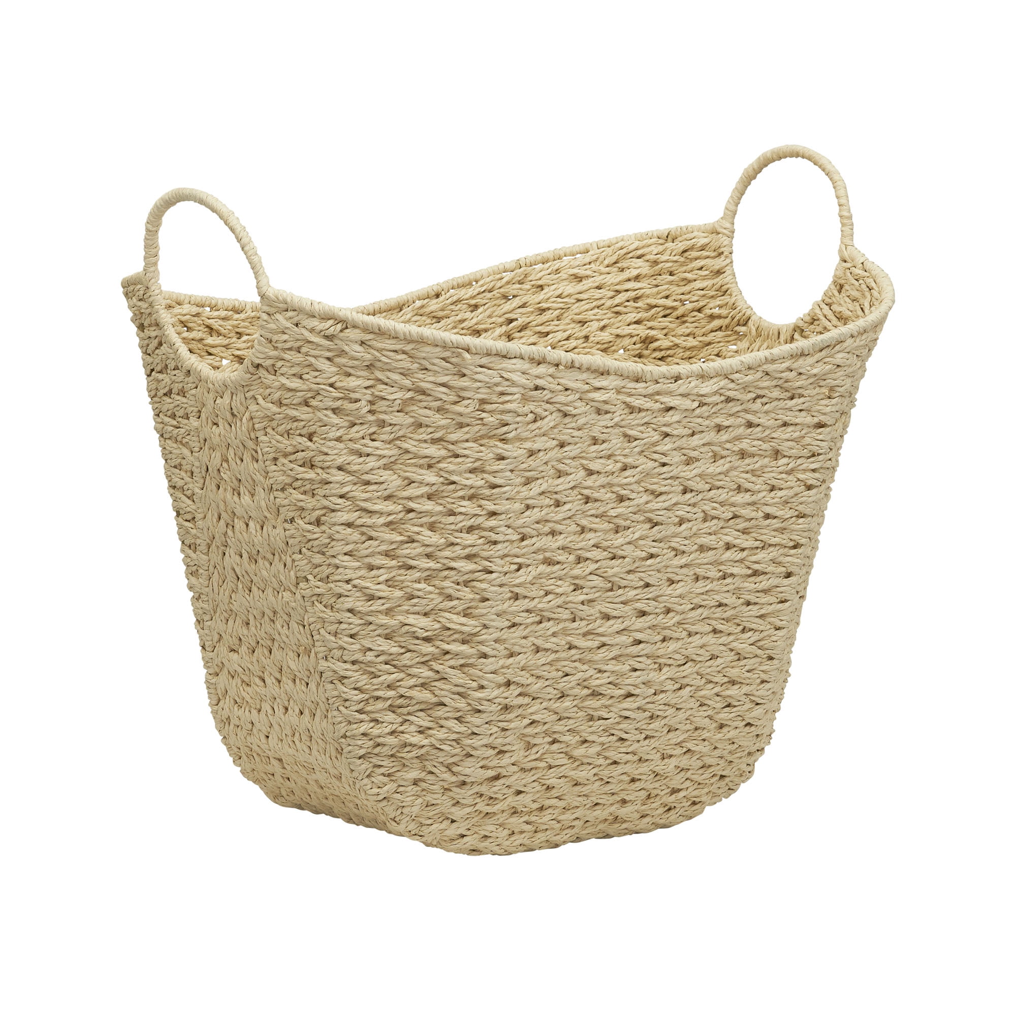 Nude Climate Resistant Seagrass Woven Storage Basket
