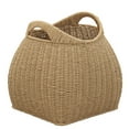 thumbnail image 1 of Household Essentials Paper Rope Basket with Handles, Natural, 1 of 8