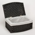 thumbnail image 1 of Household Essentials Paper Rope Curved Basket, 1 of 2