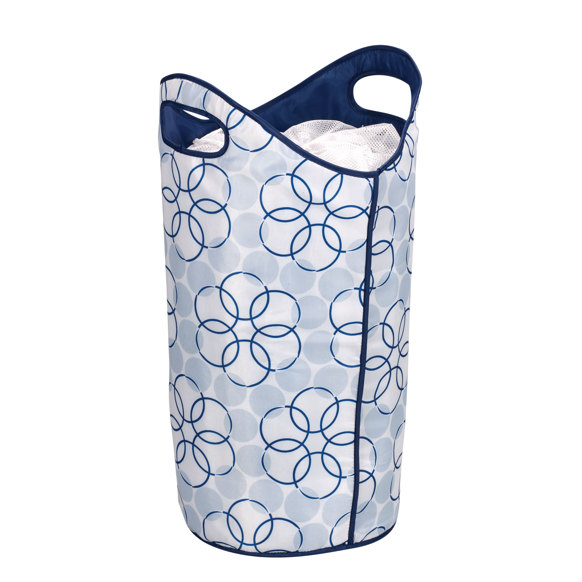 Household Essentials Patterned Laundry Hamper Tote - image 1 of 4