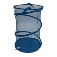 thumbnail image 1 of Household Essentials Pop-Up Mesh Laundry Hamper, Blue, 1 of 6