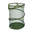 thumbnail image 1 of Household Essentials Pop-Up Mesh Laundry Hamper, Olive Green, 1 of 5