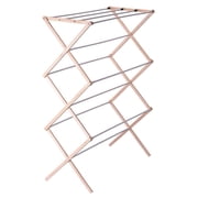 Household Essentials X-Frame Clothes Drying Rack: Stabile Frame, Smooth Rods, 23.8 Ft Hanging Space