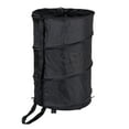 thumbnail image 1 of Household Essentials Rolling Pop Up Hamper, Drawstring Closure with Shoulder Strap and Removable Wheels, Black, 1 of 10