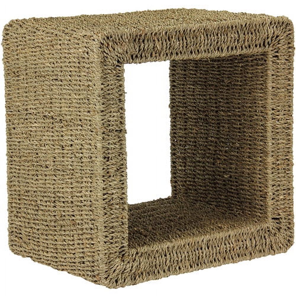 Household Essentials Seagrass Mid-Size End Table - image 1 of 2