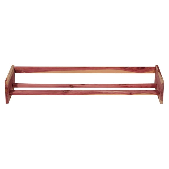Household Essentials Stackable Cedar Shoe Rack