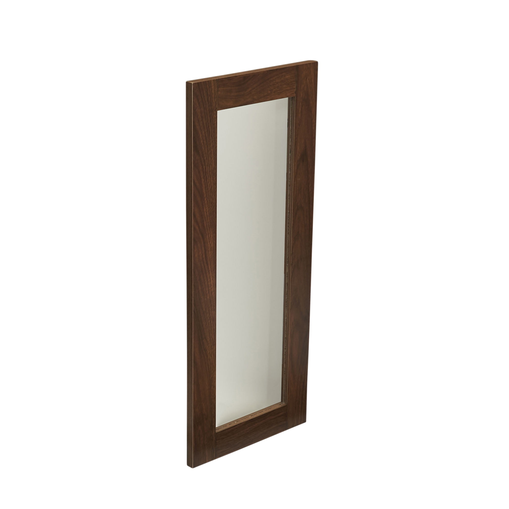 Mid Century Walnut Rectangular Wall Mirror