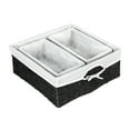 thumbnail image 1 of Household Essentials Wicker Basket Set, 3 Pieces, 1 Large and 2 Small Paper Rope  Baskets for Storage and Organization, 1 of 11