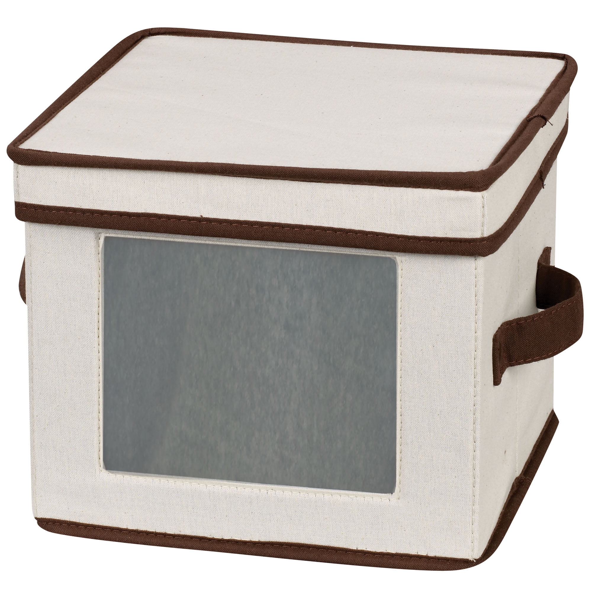 Household Essentials China Plate Storage Box, Holds 12 Dessert Plates ...