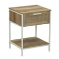 thumbnail image 1 of Household Essentials Bungalow Rattan End Table, Coastal Oak, 1 of 10