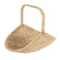 thumbnail image 1 of Household Essentials Woven Seagrass Flower Basket with Detachable Handle, 1 of 5