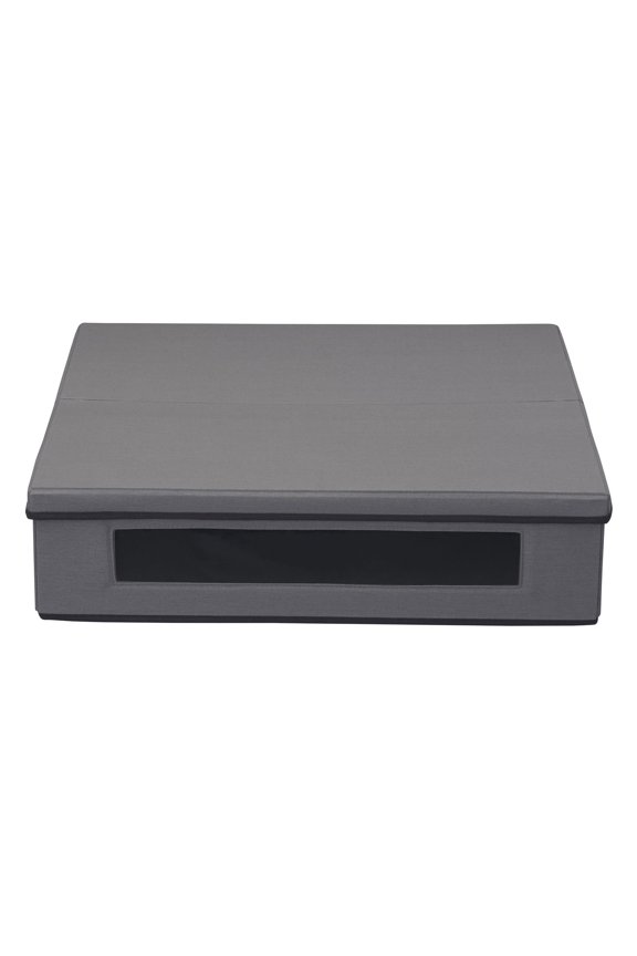 Wreath Storage Container, 24 Inch Wreath Storage Box with Handles, Sturdy Sides, Keeps Wreaths Free of Dust and Pests in Storage, Gray