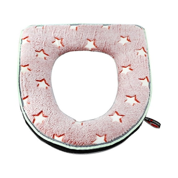 Household Essentials ZKCCNUK Noctilucent -in-the-dark Toilet Seat-zippered Toilet Seat For All Seasons, Household Thickened Toilet Seat Seat Ring Pad Up to 60% off