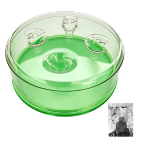 Household Farm Fly Catcher Reusable Non-Electric Trap, One-Way Funnel Transparent Container, Quick Clean Design for Kitchen Garden Restaurant
