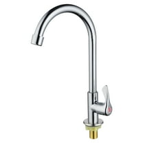 Household Faucet Stainless Steel 360 Degree Swivel Single Handle Single Hole Durable and Practical