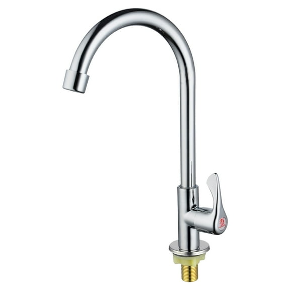 Household Faucet Stainless Steel 360 Degree Swivel Single Handle Single Hole Durable and Practical