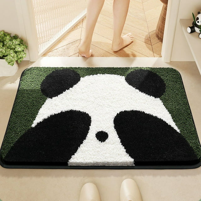 Household Faux Sheepskin Non Slip Carpet The Entrance To The Dirty And