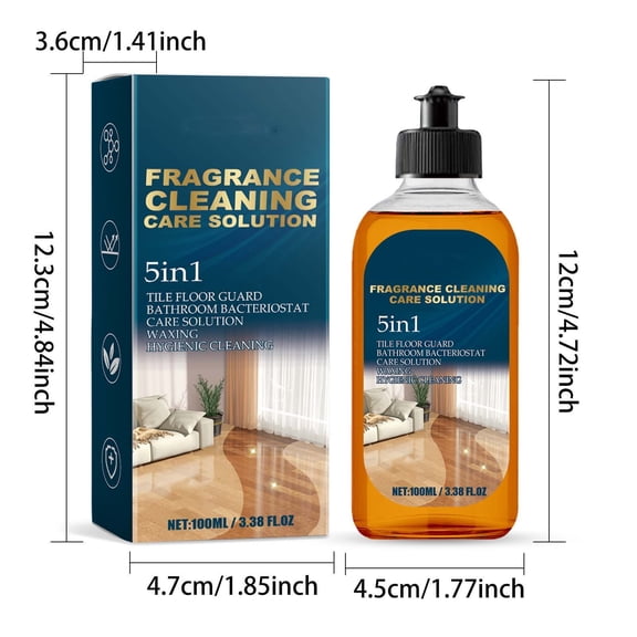 Household Floor Cleaning Solution Tile Wood Floor Clean and Shiny Stain Removal and Leave Fragrant To Clean 100ml