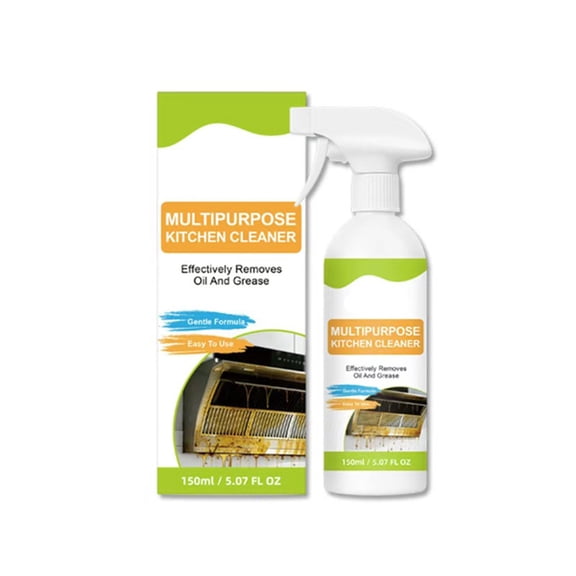 Household Formula, Kitchen Appliance Cleaner Spray,Multi-Purpose Degreaser for Oven,Stove, Range Hood & Countertops, Gentle Formula White