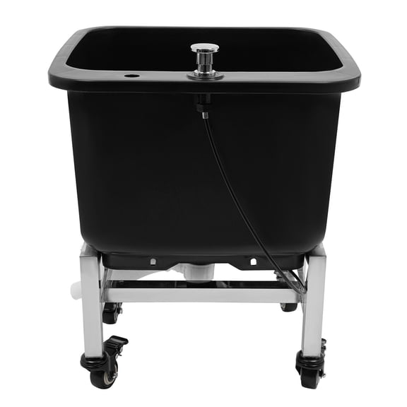 Household Freestanding Mop Buckets - Floor Mop Sink, Plastic Mop Basin with Wheels
