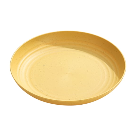 Household Fruit and Snack Plate with Built in Garbage Section, Multi Compartment Serving Tray for Nuts and Desserts, Easy Clean Platter for Home Entertaining