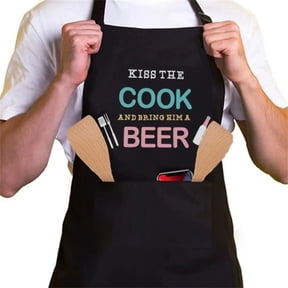 Household Full Page Printed Apron Made Of Polyester Fabric With Single Letter Printing,kitchen apron