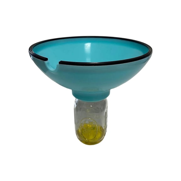 Household Grease Filter Funnel Bowl Multifunctional Cooking Oil Separator Strainer for Fried Food Residue Removal and Reusable Oil Storage