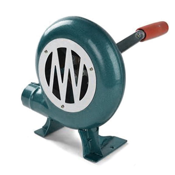 Household Hand Crank Blacksmith Blower Cooking Manual BBQ Fan Air Blower