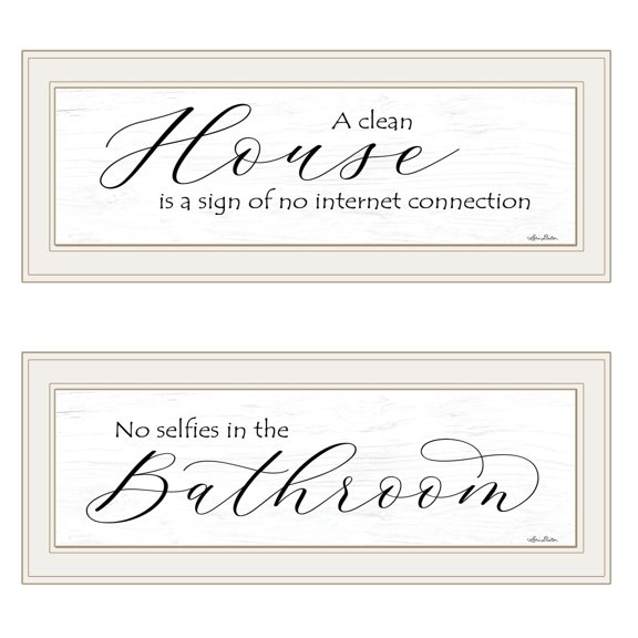 TrendyDecor4U Household Humor 2-Pc Vignette By Lori Deiter Wall Art V534-226G