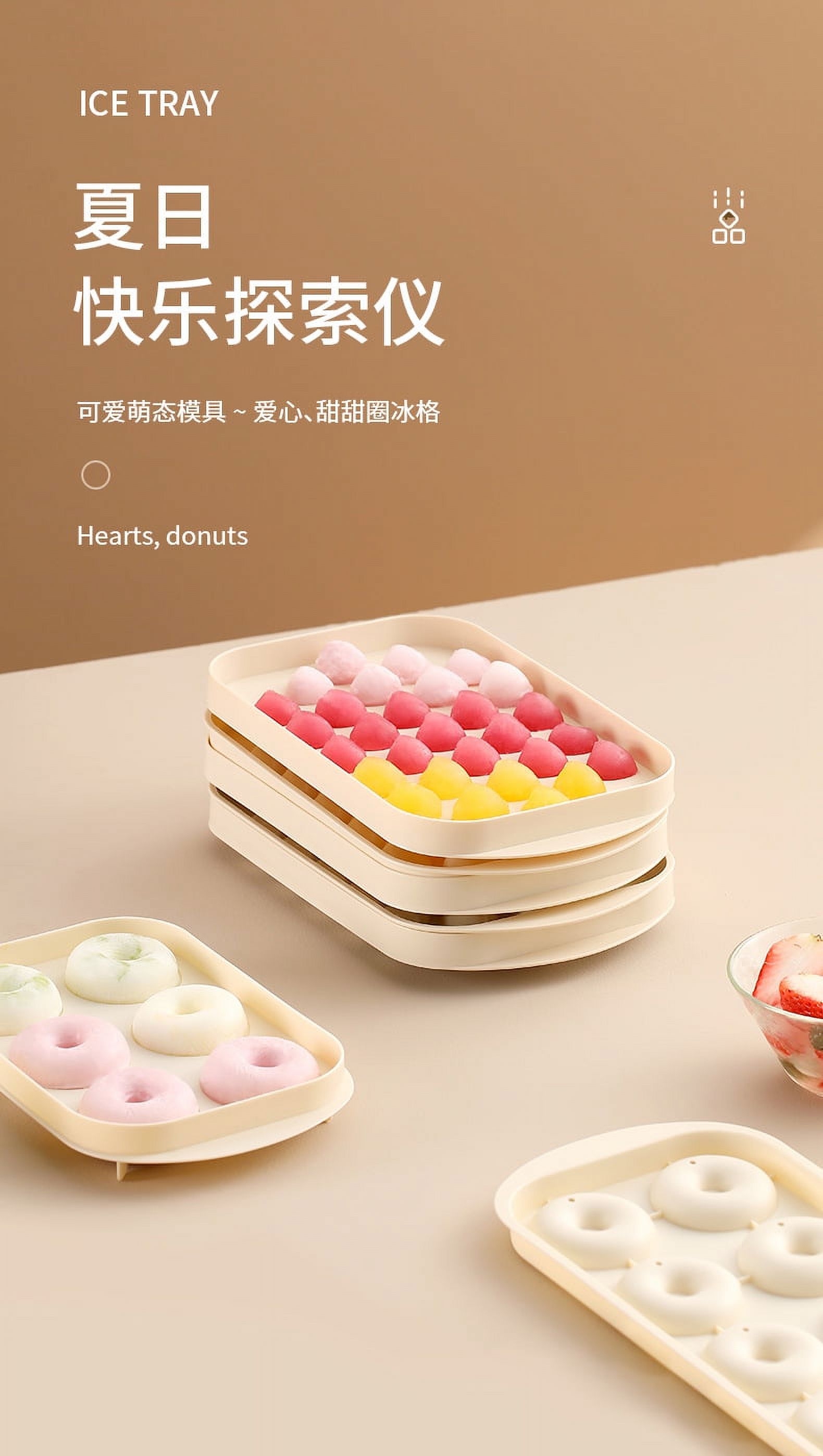 Household Ice Mold Heart Shaped Ice Balls Tray Ice Balls Making Mold